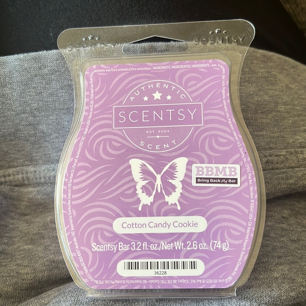 Cotton Candy Cookie Scentsy Wax Bar